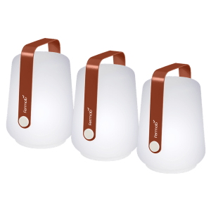 Fermob venkovní LED lampy BALAD SET/3ks - Red Ochre (jemná struktura) Fermob