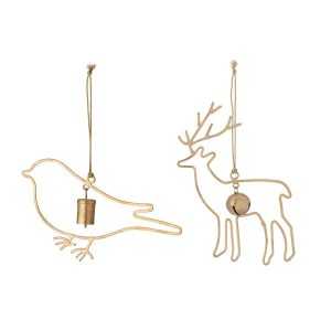 Bloomingville Ornamenty ptáček a sob Rodez SET/2ks Bloomingville