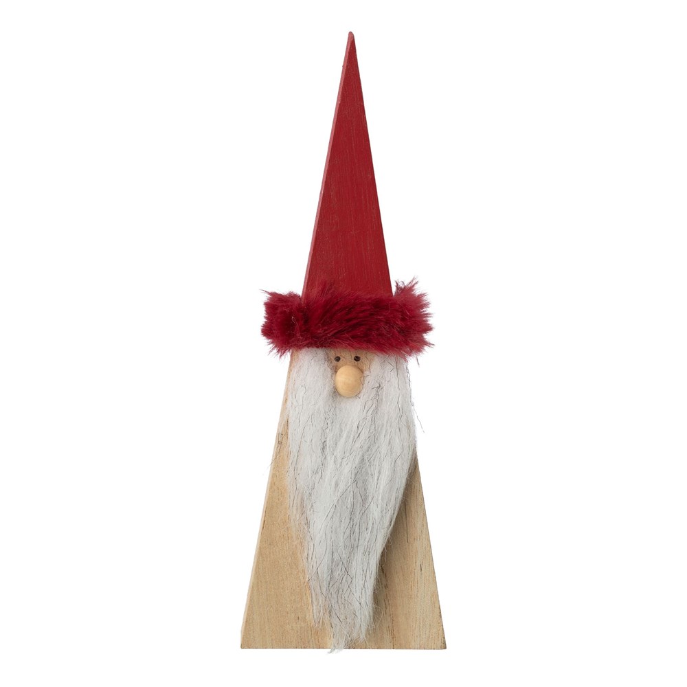 Gasper Dřevěný trpaslík s plstěnými aplikacemi 20 cm Gasper