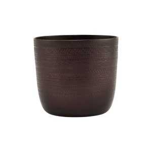 House Doctor Květináč CHAPPRA 9 cm hnědý House Doctor