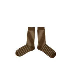 RILLA Monk & Anna socks // gold glitter lines // oak // 35-38 RILLA