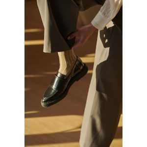 RILLA Monk & Anna socks // gold glitter lines // pistachio // 35-38 RILLA