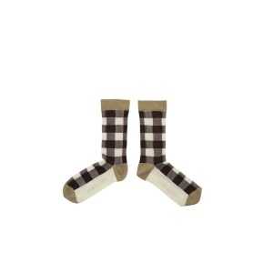 RILLA Monk & Anna socks // check // brown // 35-38 RILLA