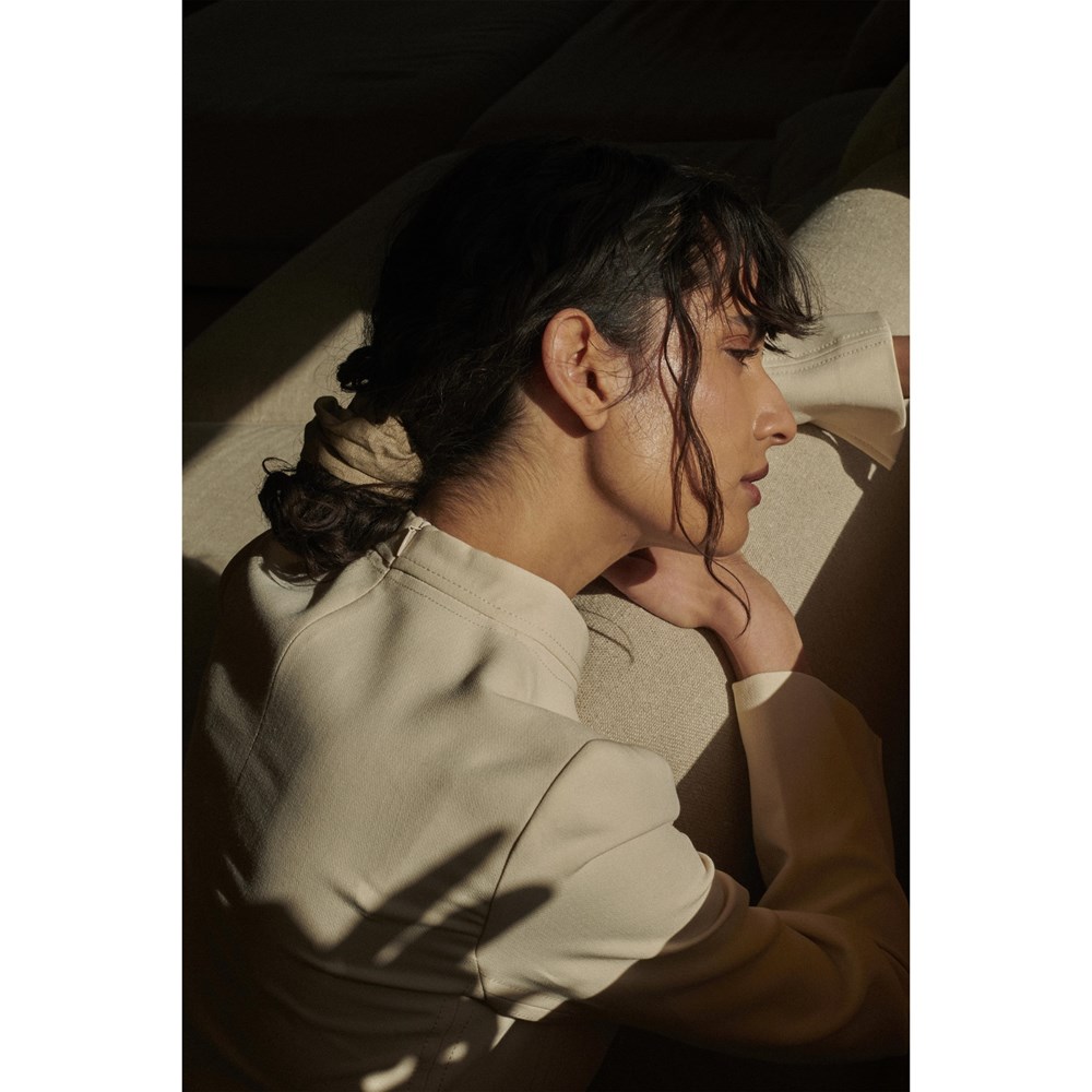 RILLA Monk & Anna scrunchie // linen pistachio RILLA