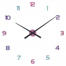 JVD HT466.1 - Dětské nalepovací hodiny o průměru 80 cm od české značkyJVD