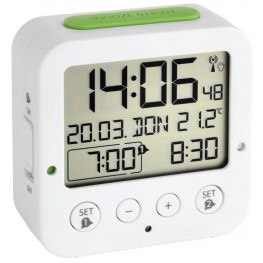 Digitální budík s hodinami řízenými DCF signálem TFA 60.2528.02 BINGOTFA