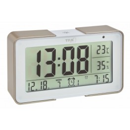 Rádiem řízený budík TFA 60.2540.53 MelodyTFA