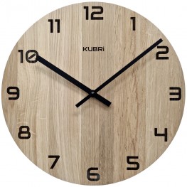Dubové hodiny české výroby KUBRi 0027KUBRi