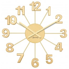 Lavvu LCT5002 - Zlaté hodiny Nuance vyrobené v Čechách o průměru 42cmLavvu