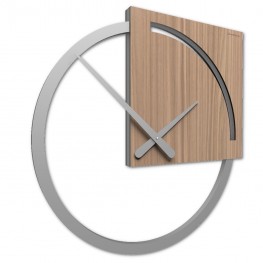 Hodiny CalleaDesign 10-124-85 Karl 45 cm dýha černý ořechCalleaDesign