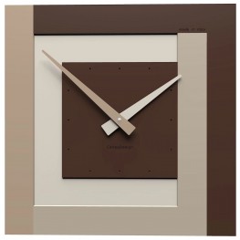 Hodiny CalleaDesign 58-10-1-69 Stripes 36 cm čokoládaCalleaDesign