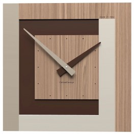 Hodiny CalleaDesign 58-10-1-85 Stripes 36 cm černý ořechCalleaDesign