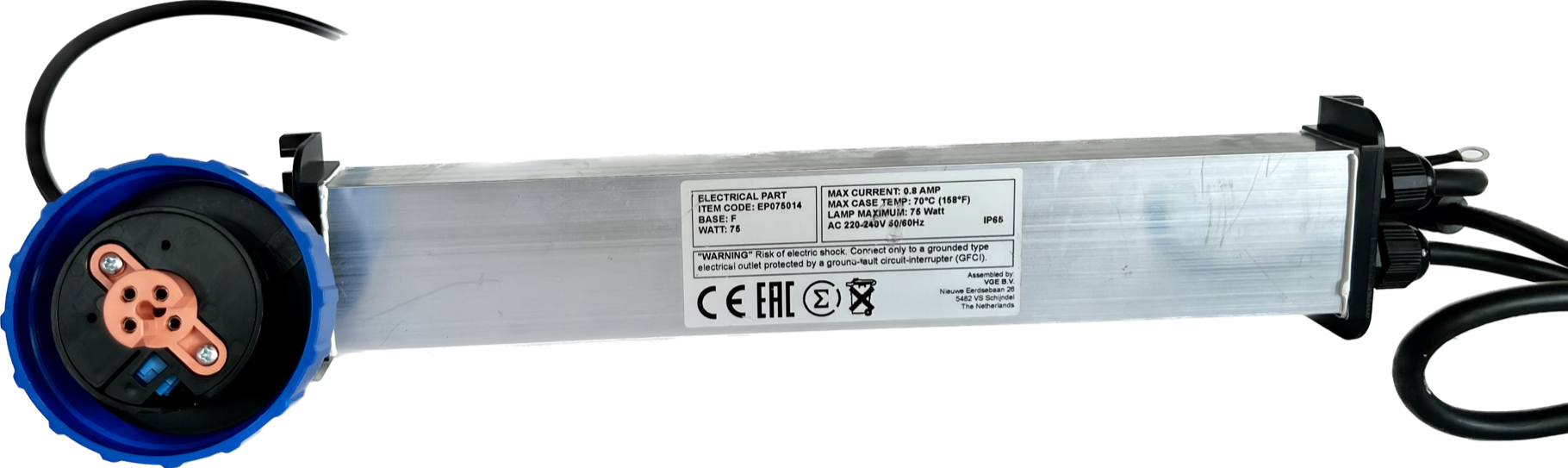 Vagnerpool Transformátor (trafo) + konektor k UV lampě 75WVagnerpool