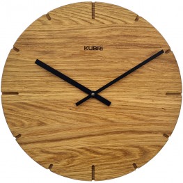 Dubové hodiny české výroby KUBRi 0021KUBRi