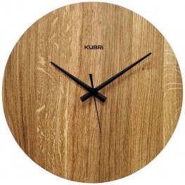 KUBRi 0100RC - Dubové hodiny české výroby řízené signálemKUBRi