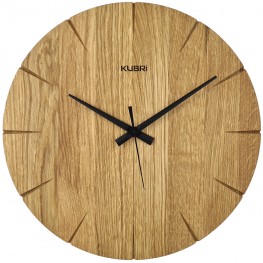 KUBRi 0072RC - Hodiny z masivního dubu řízené signálemKUBRi