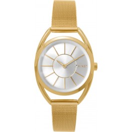 MINET MWL5016 Zlaté dámské hodinky ICON LIGHT GOLD MESHMinet