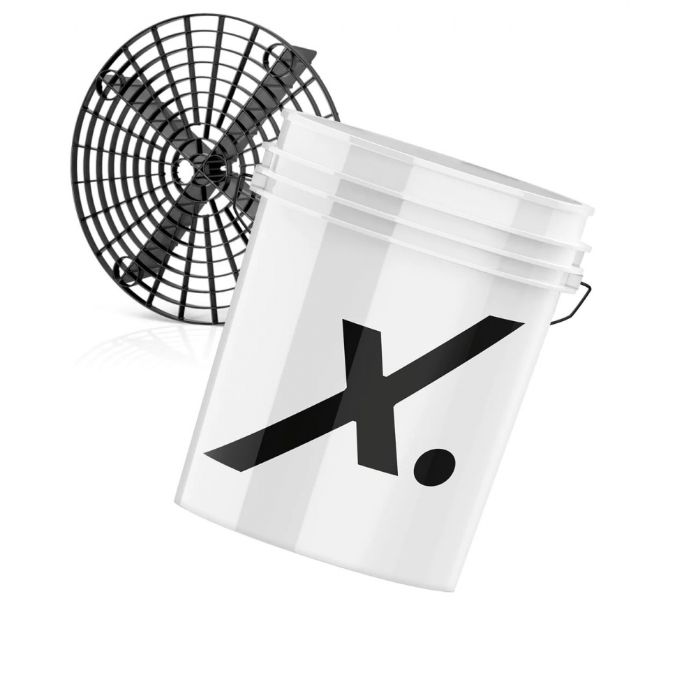 Detailingový kbelík s ochrannou vložkou ONEWAX. Bucket WhiteONEWAX.