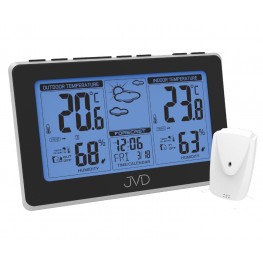 Rádiem řízená meteorologická stanice se stálým podsvícením JVD RB657JVD