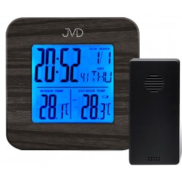 Budík s vnitřní a venkovní teplotou JVD SB2002.2JVD