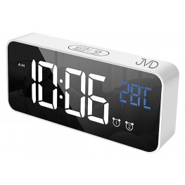 JVD SB8005.3 - stálesvítící budík s melodickým vyzváněnímJVD