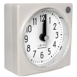Lavvu LAR3020 - Bílý rádiem řízený budík s funkcí STOP Second Hand - 3 ROKY ZÁRUKA!Lavvu