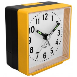 LAVVU LAS3015 - Žlutý budík SWEEP s plynulým chodem - 3 ROKY ZÁRUKA!Lavvu