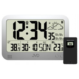 JVD RB3565.2 - Rádiem řízené hodiny s mnoha užitečnými funkcemiJVD