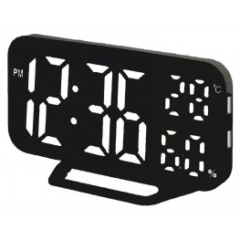 JVD SB3725.3 - Stále svítící budík s možností regulace jasu a mnoha užitečnými funkcemiJVD