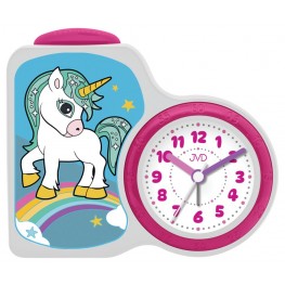 JVD SRP163.2 - dětský budík s jednorožcemJVD
