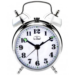 Mechanický budík BT NB07-801S stříbrnýBentime