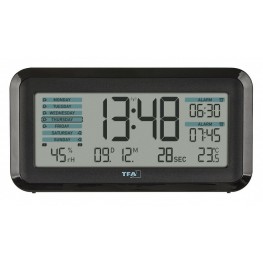 TFA 60.2562.01.GB - Rádiem řízený digitální budík s automatickým podsvícením BOXX2TFA