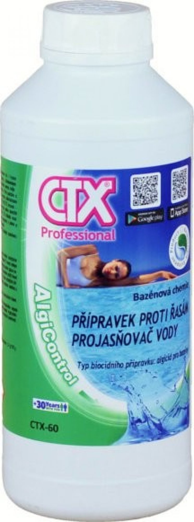 ASTRALPOOL CTX-60 bazénový přípravek proti vodní řase s projasňovačem 1 litrAstralpool