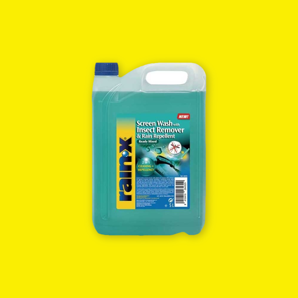 Letní směs do ostřikovačů Rain-X Screen Wash with Insect Remover & Rain Repellent (5000 ml)Rain-X