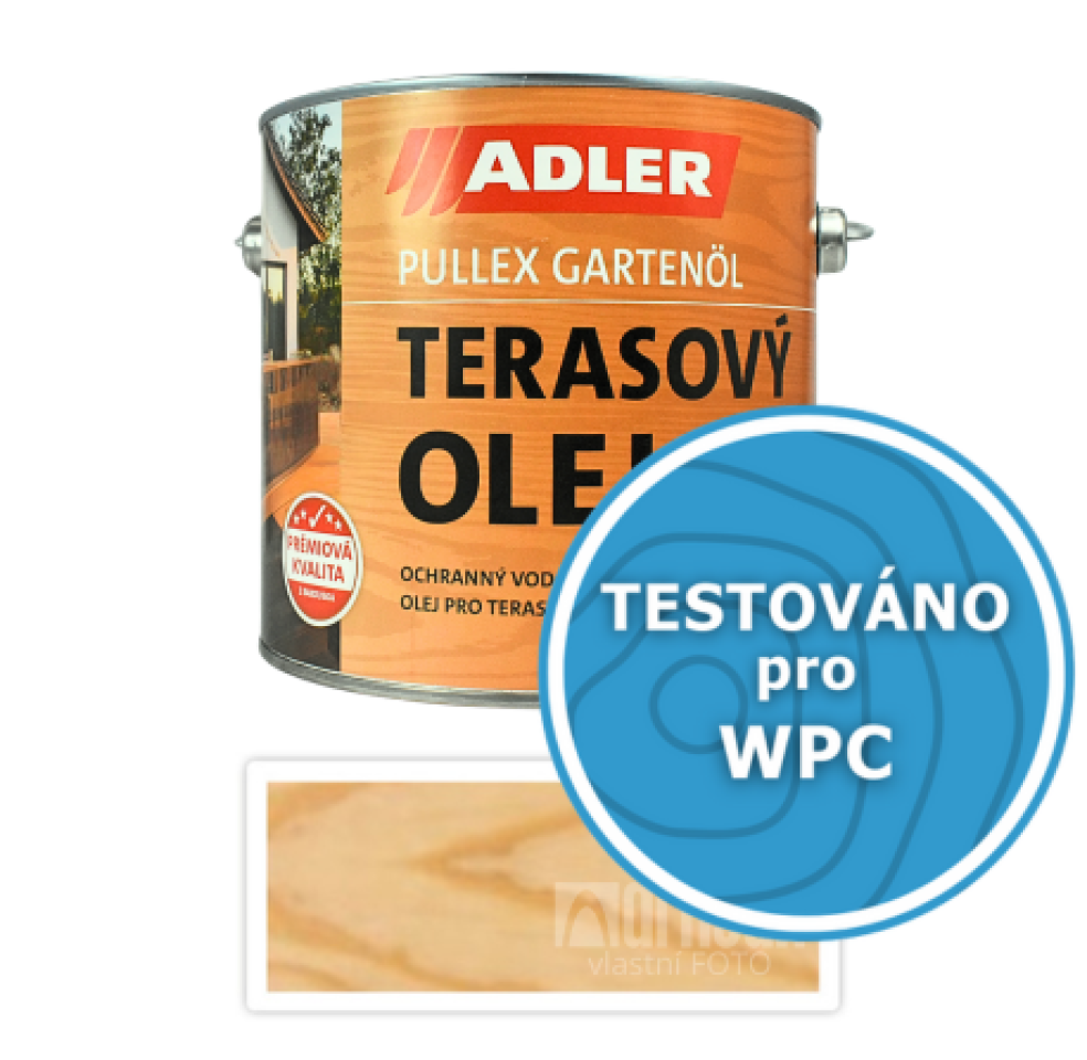 ADLER Pullex Gartenöl - olej na WPC terasy 2.5 l Bezbarvý ADLER