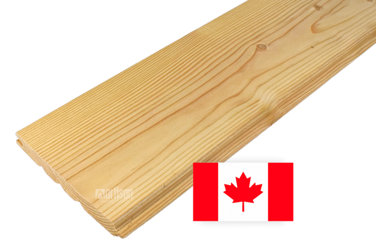 Fasádní obklady - palubky 19x146x4270 KP - Kanadský modřín