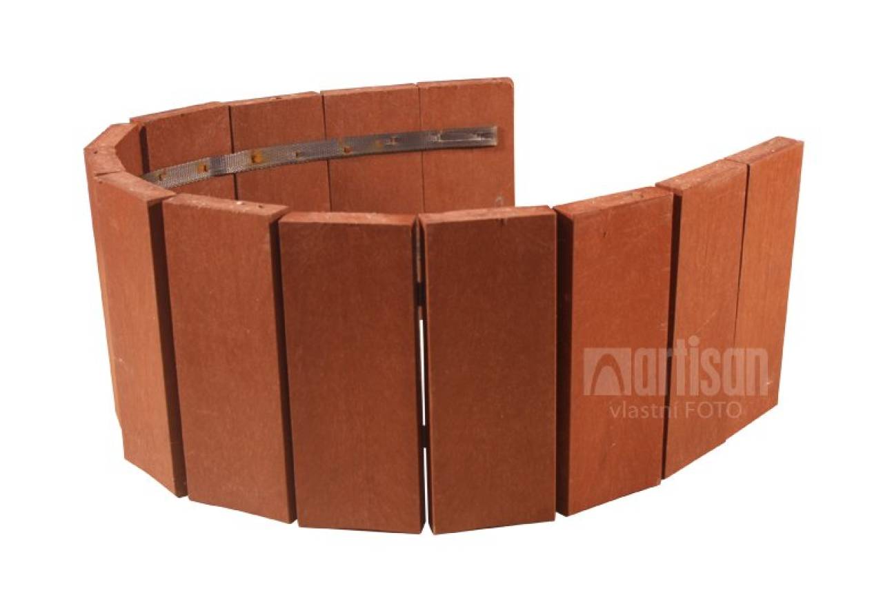 Plastová palisáda Transform rovná 190x21x1010