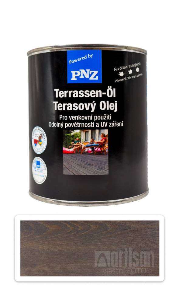 PNZ Terasový olej 0.75 l Šedý PNZ