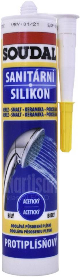SOUDAL sanitární silikon 300 ml bílý SOUDAL
