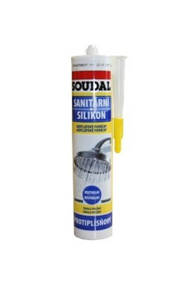 SOUDAL sanitární silikon neutrální 300 ml transparent SOUDAL