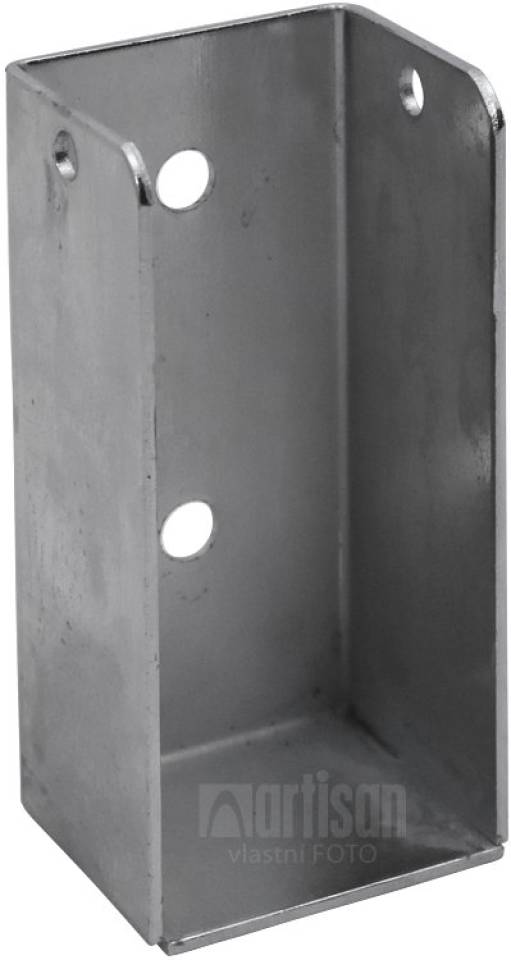 Úchytka jeklu 75x35x30mm pozink Neuveden