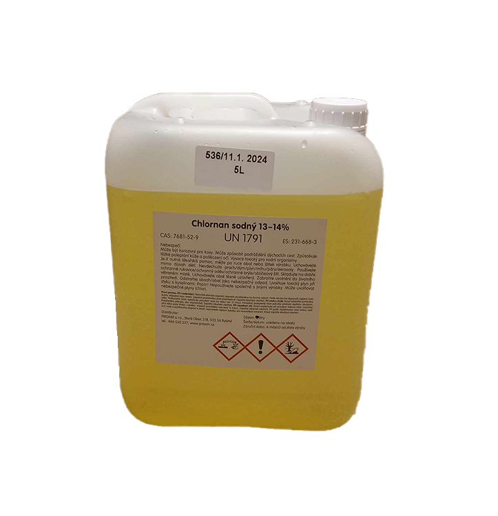 Probazen Chlornan sodný 5L - tekutý chlor do bazénuProbazen