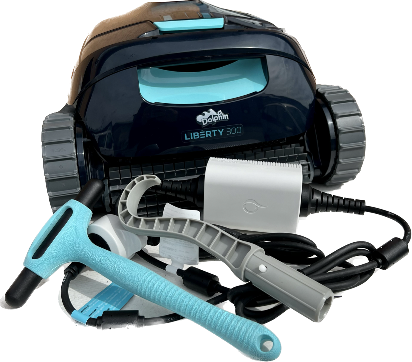 Rozbaleno Dolphin Liberty 300 - bezdrátový bazénový vysavačDolphin