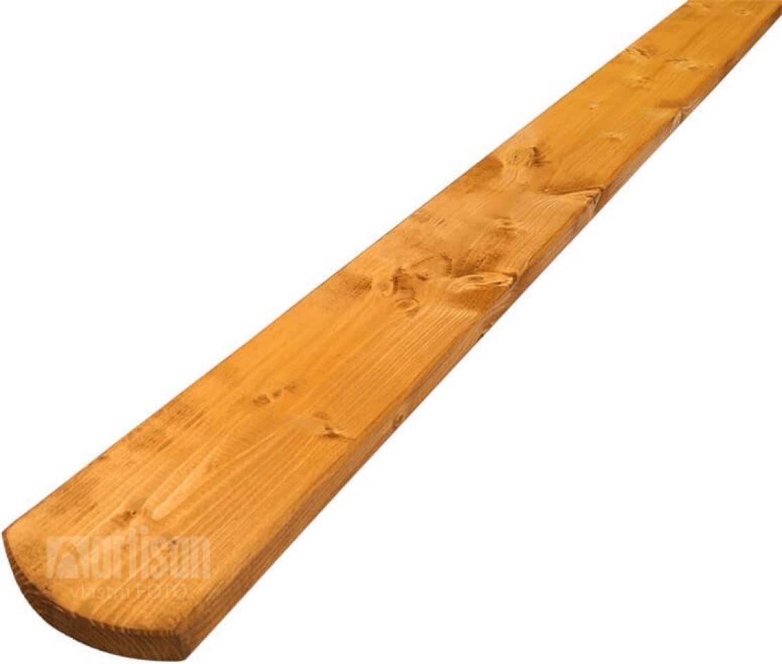 Plotovky dřevěné půlkulaté