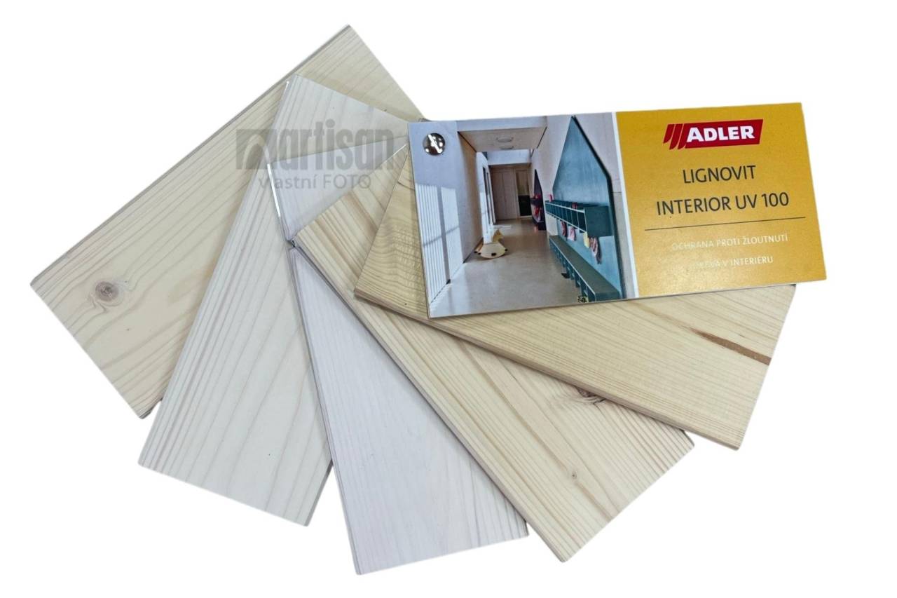 ADLER Vzorník Lignovit Interior UV 100 - vějíř ADLER