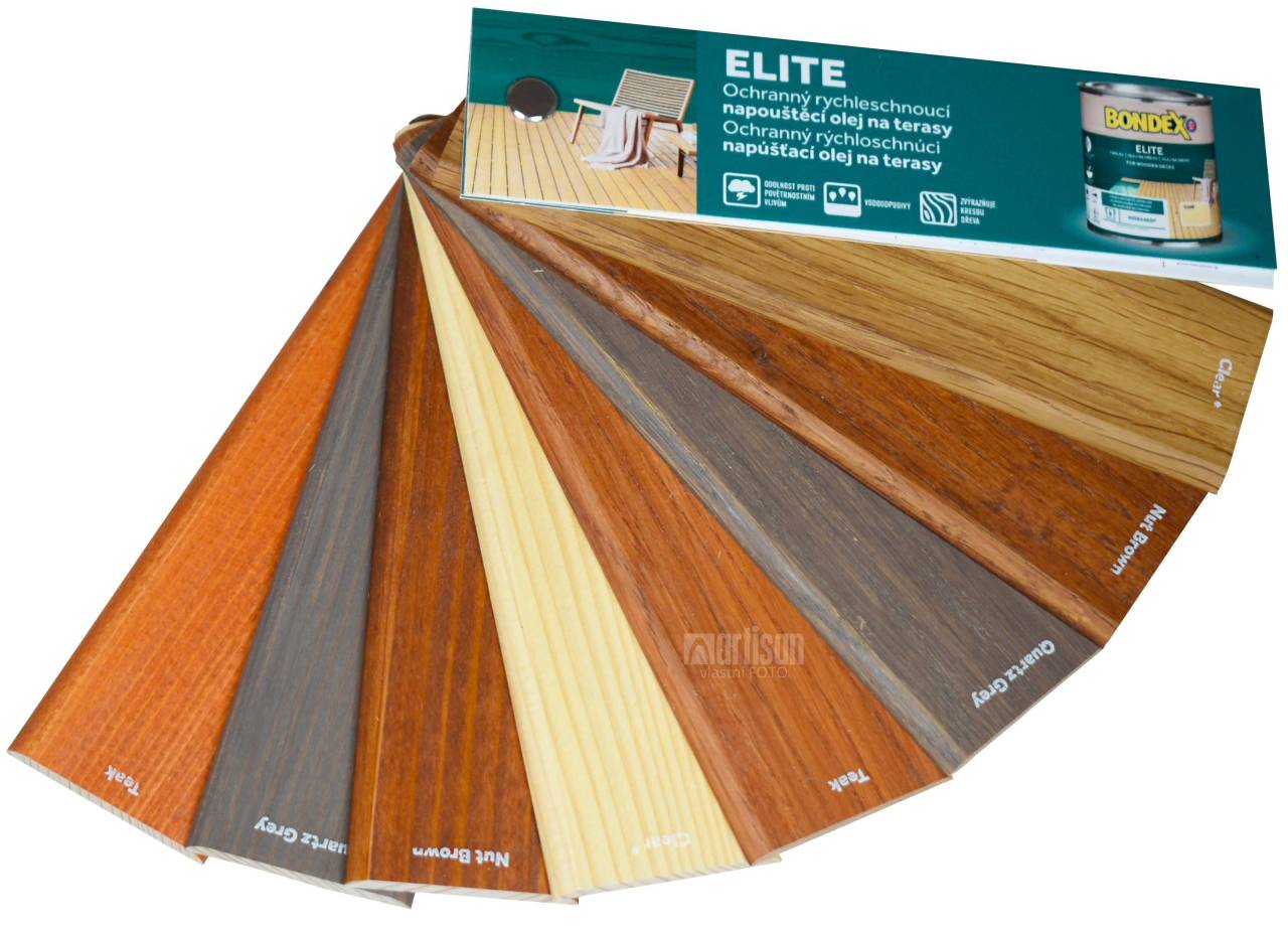 BONDEX Vzorník Elite - barevné odstíny - vějíř BONDEX