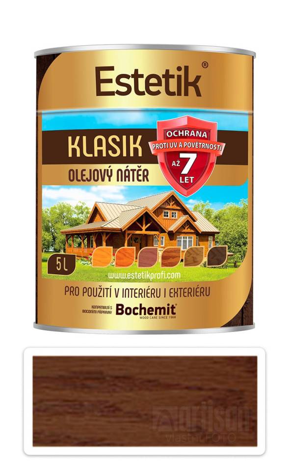 ESTETIK Klasik - tenkovrstvá olejová lazura 5 l Palisandr BOCHEMIT