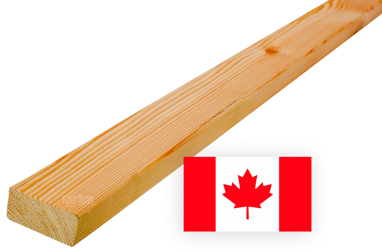 Fasádní obklady - Rhombus - 28x68x4270 Kanadský modřín