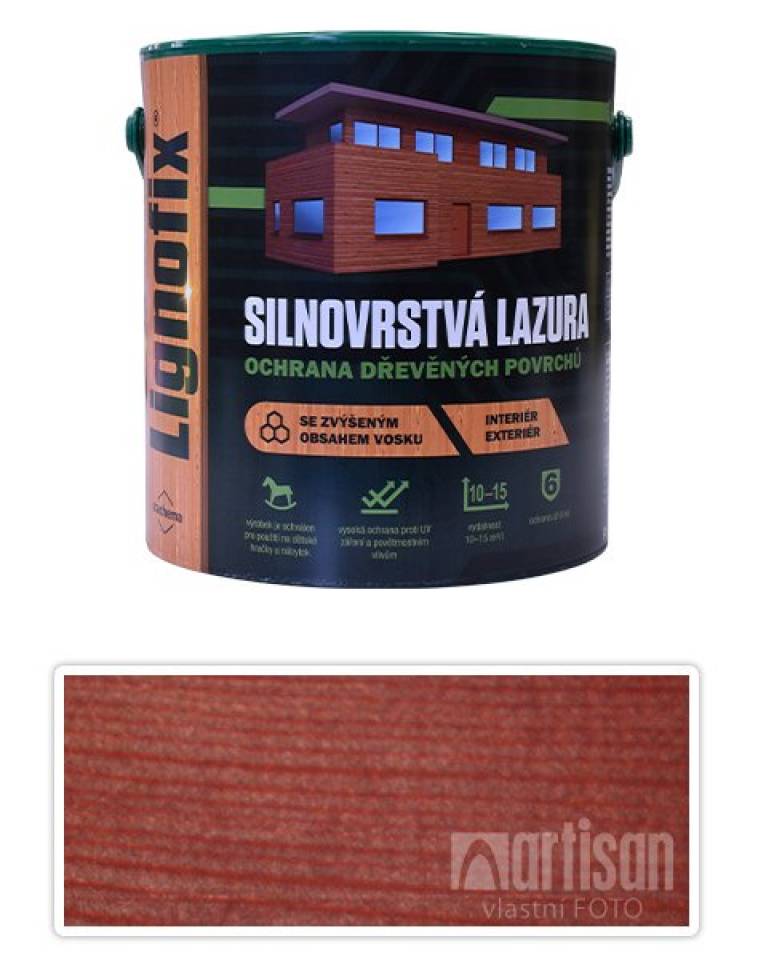 LIGNOFIX - silnovrstvá lazura 2.5 l Mahagon Stachema