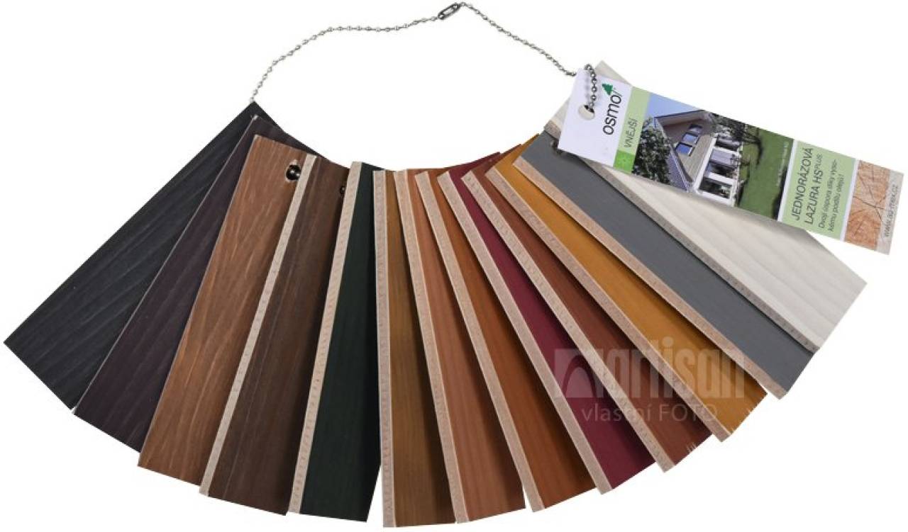 OSMO Vzorník Jednorázová lazura - vějíř OSMO